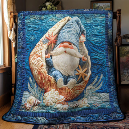 Seashell Serenity Gnome WN0901029CL Quilt