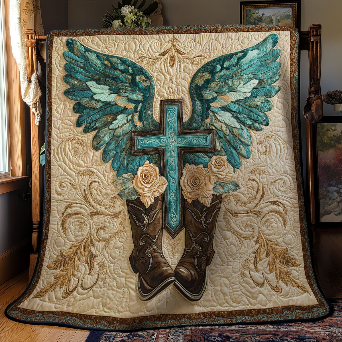 Graceful Cross WN2301006CL Quilt