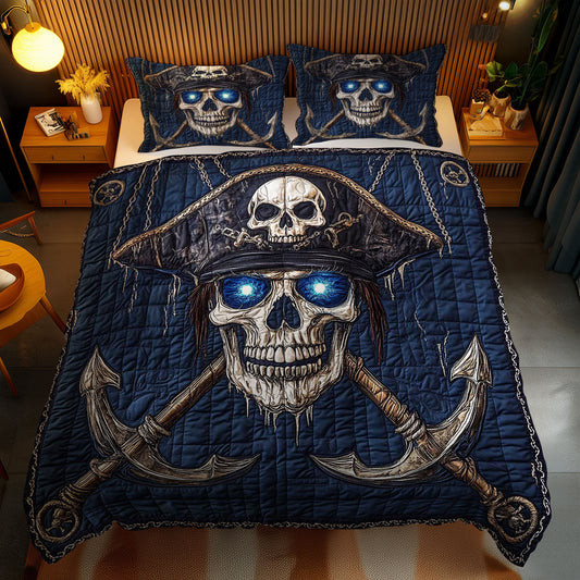 Blue Abyss Skull WN2301053CL Duvet Cover Set