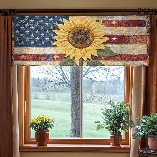 Sunflower Union WN1606056CL Quilted Valance