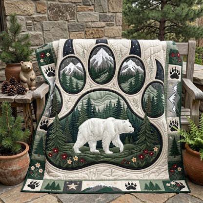 White Bear Mountain Paw WN1806015CL Quilt