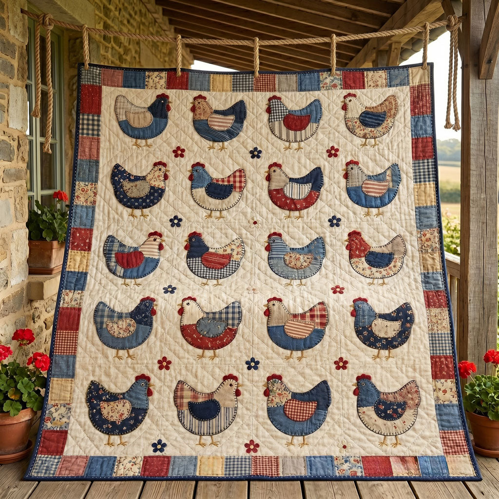 Rustic Country Hen WN1304013CL Quilt