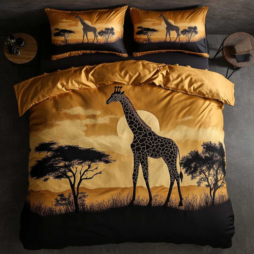 Tall African Giraffe WN0503019CL Duvet Cover Set