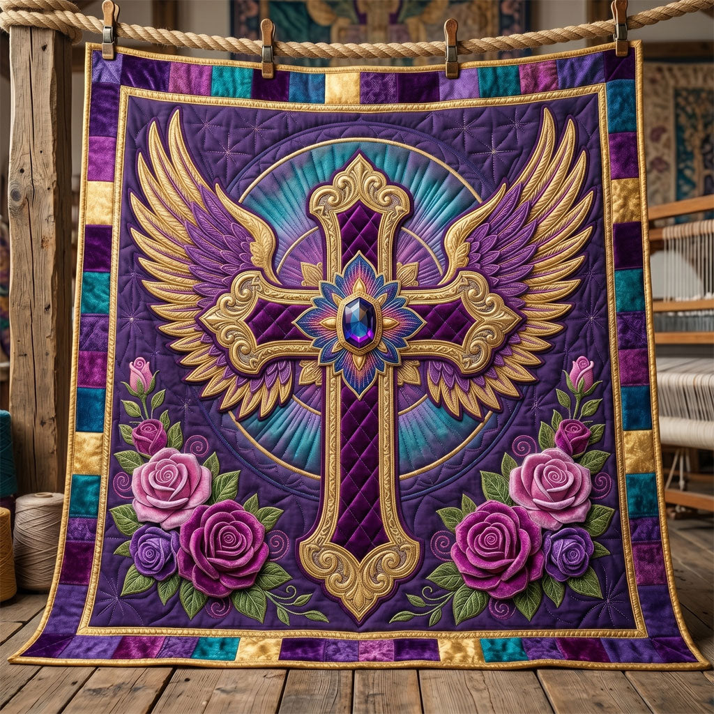 Heavenly Wings Cross WN1704011CL Quilt