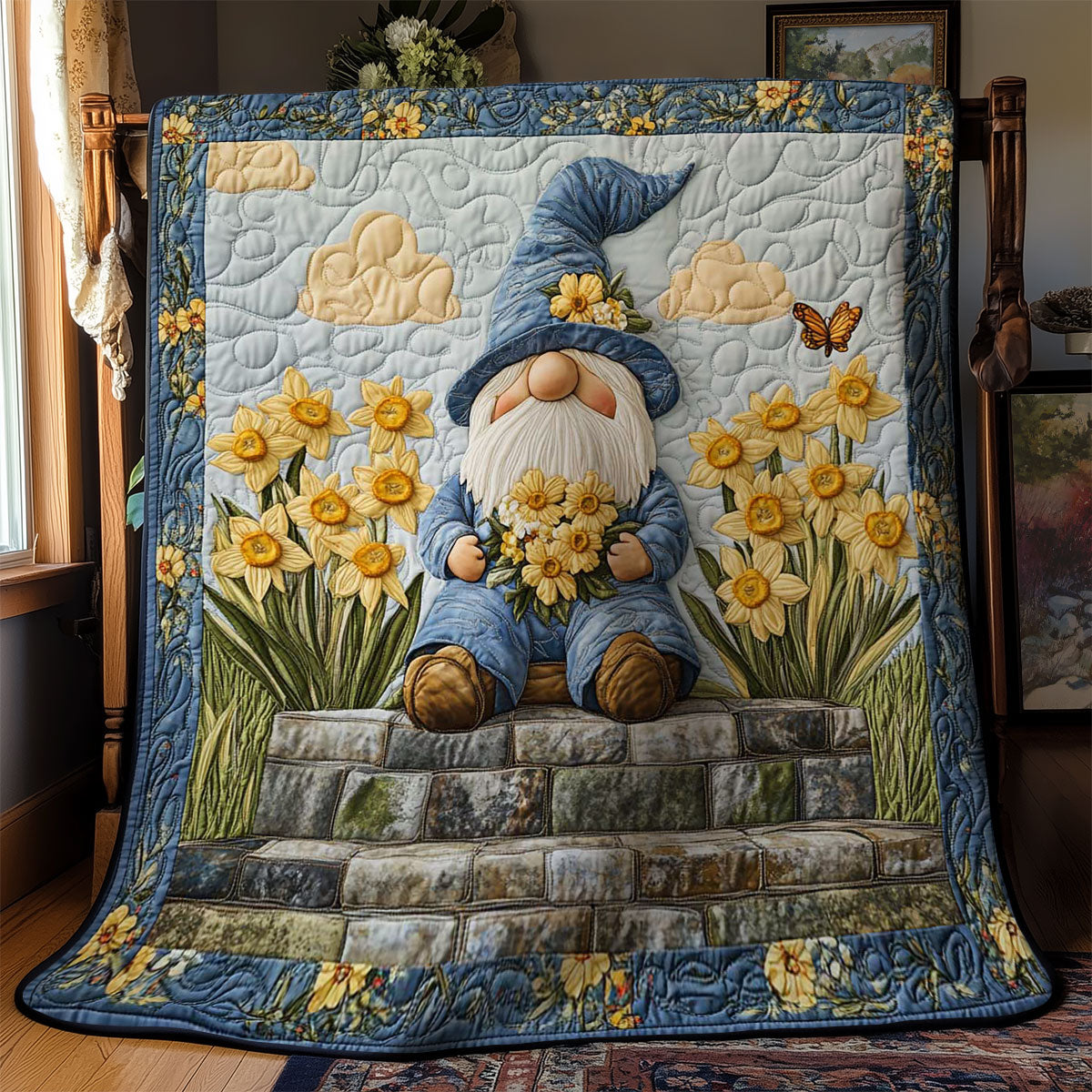 Daffodil Gnome WN0201001CL Quilt