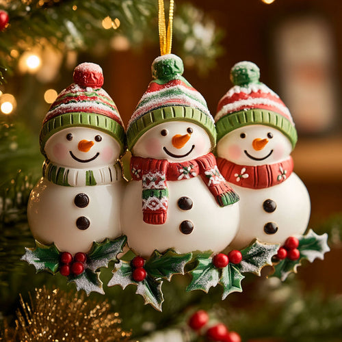 Christmas Snowman CW2410026CL Christmas Ornament