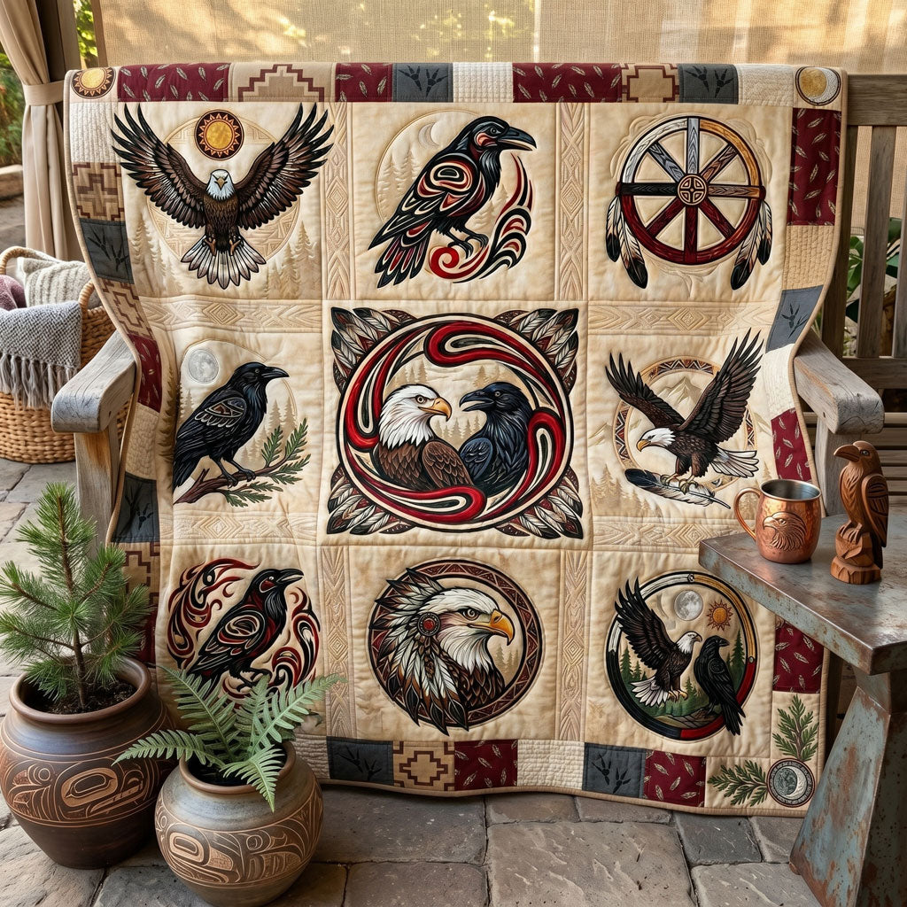 Eagle And Raven Spirits WN0806001CL Quilt