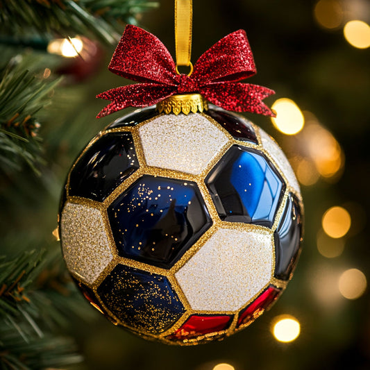 Soccer Ball CW2311044CL Christmas Ornament