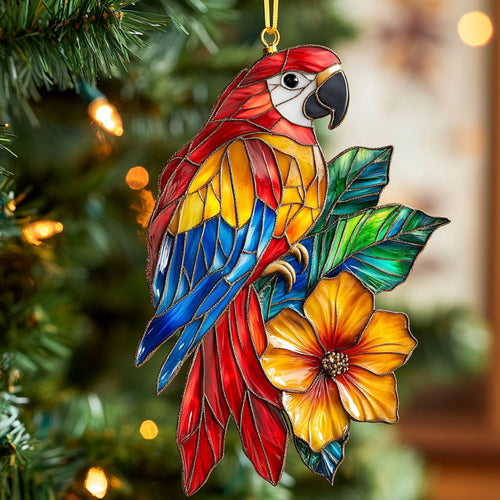 Parrot Charm CW1012049CL Christmas Ornament