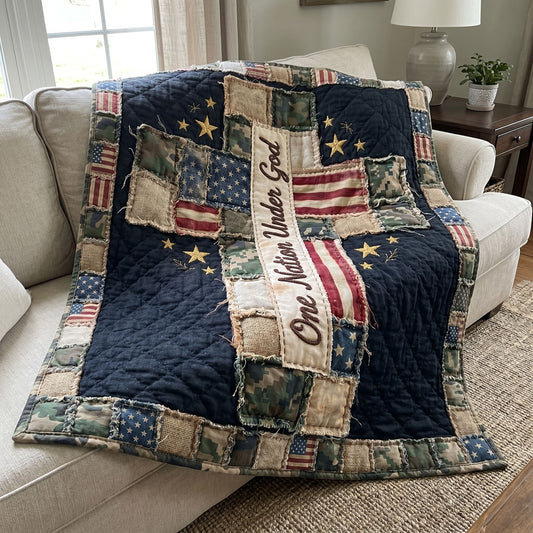 Freedom Faith Patchwork WN2104014CL Quilt