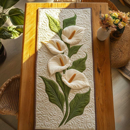 Calla Lilies Grace WN2503028CL Quilted Table Runner