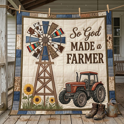 Rustic Farmer Blessing WN2304015CL Quilt