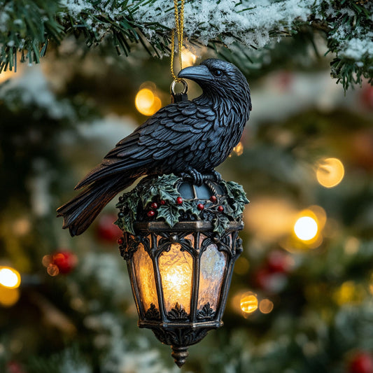 Forest Crow CP2711017CL Christmas Ornament