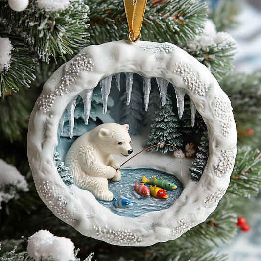 Polar Fishing CP0612006CL Christmas Ornament