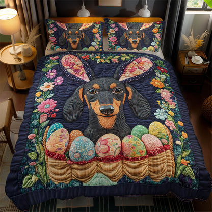 Dachshund Bunny Delight WN1701096CL Duvet Cover Set