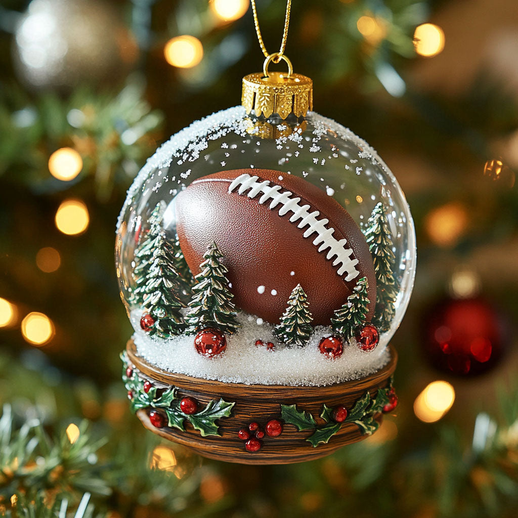 American Football Charm CW2311001CL Christmas Ornament