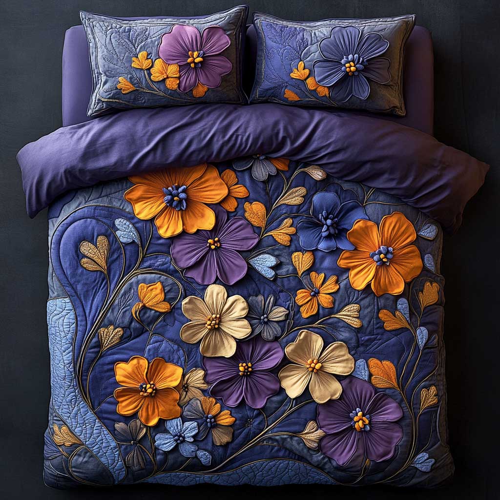 Patchwork Flower WN0403009CL Duvet Cover Set