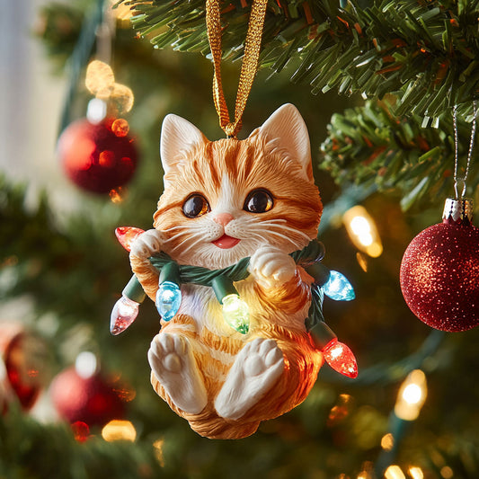 Holiday Kitty CP0312022CL Christmas Ornament