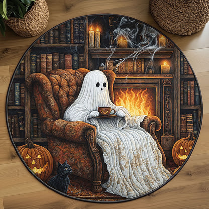 Midnight Reverie WJ2407043CL Quilted Round Mat
