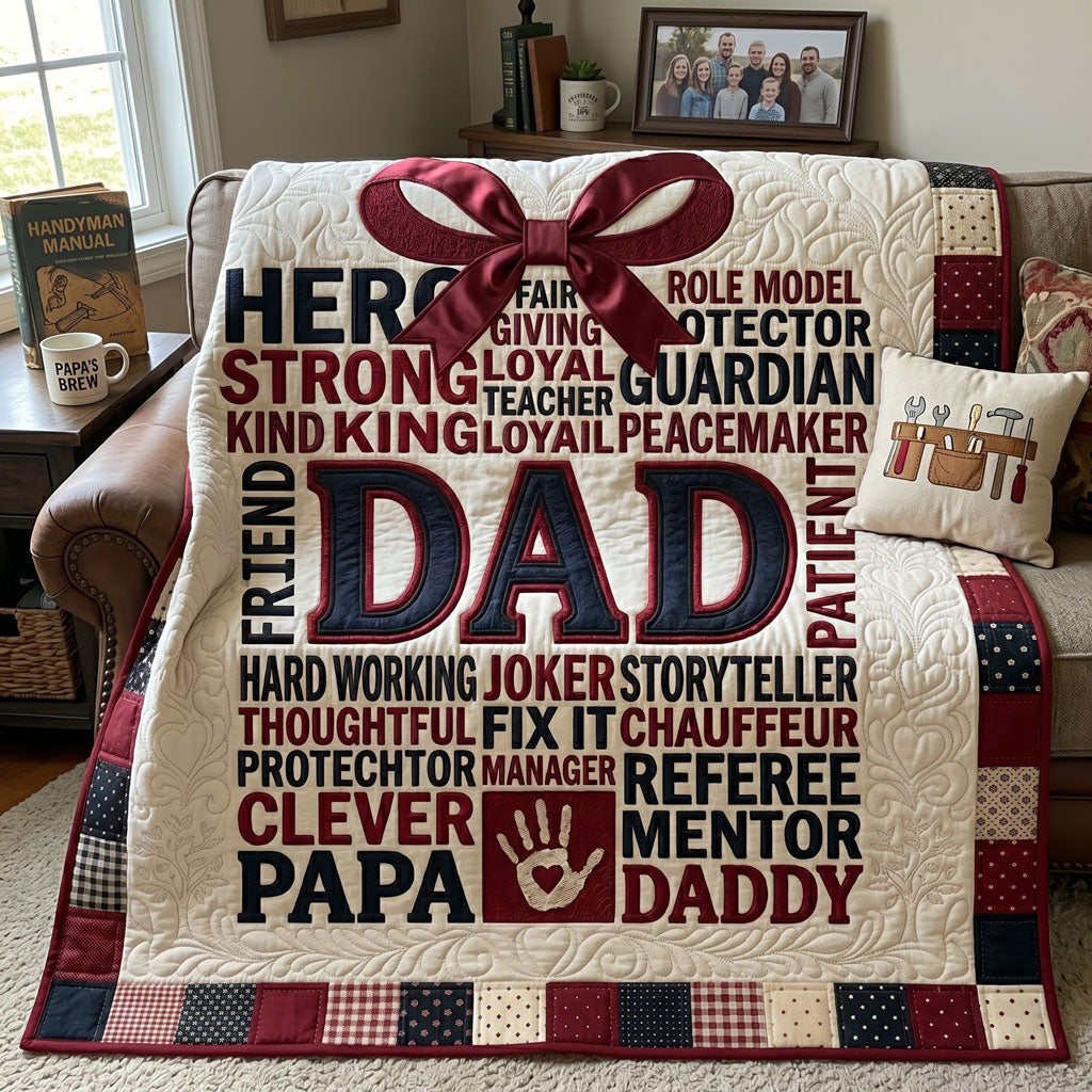 Dad's Many Roles WN1006009CL Quilt