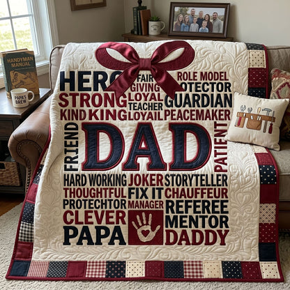 Dad's Many Roles WN1006009CL Quilt