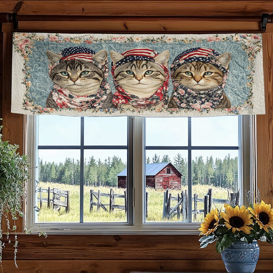 Cat Brigade WN1006007CL Quilted Valance