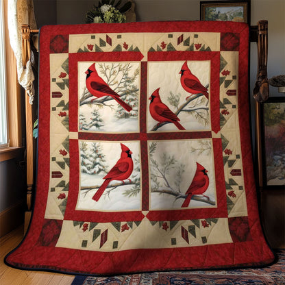 Frosted Cardinal WN2002066CL Quilt