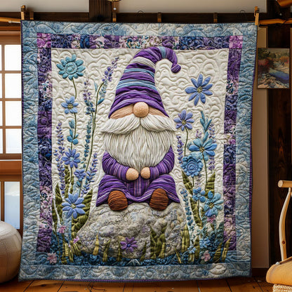 Purple Serenity Gnome WN0801003CL Quilt