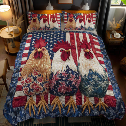 American Rooster Pride WN1002046CL Duvet Cover Set