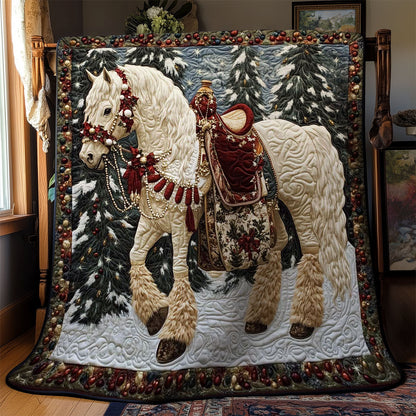 Royal Christmas Horse WN0601014CL Quilt