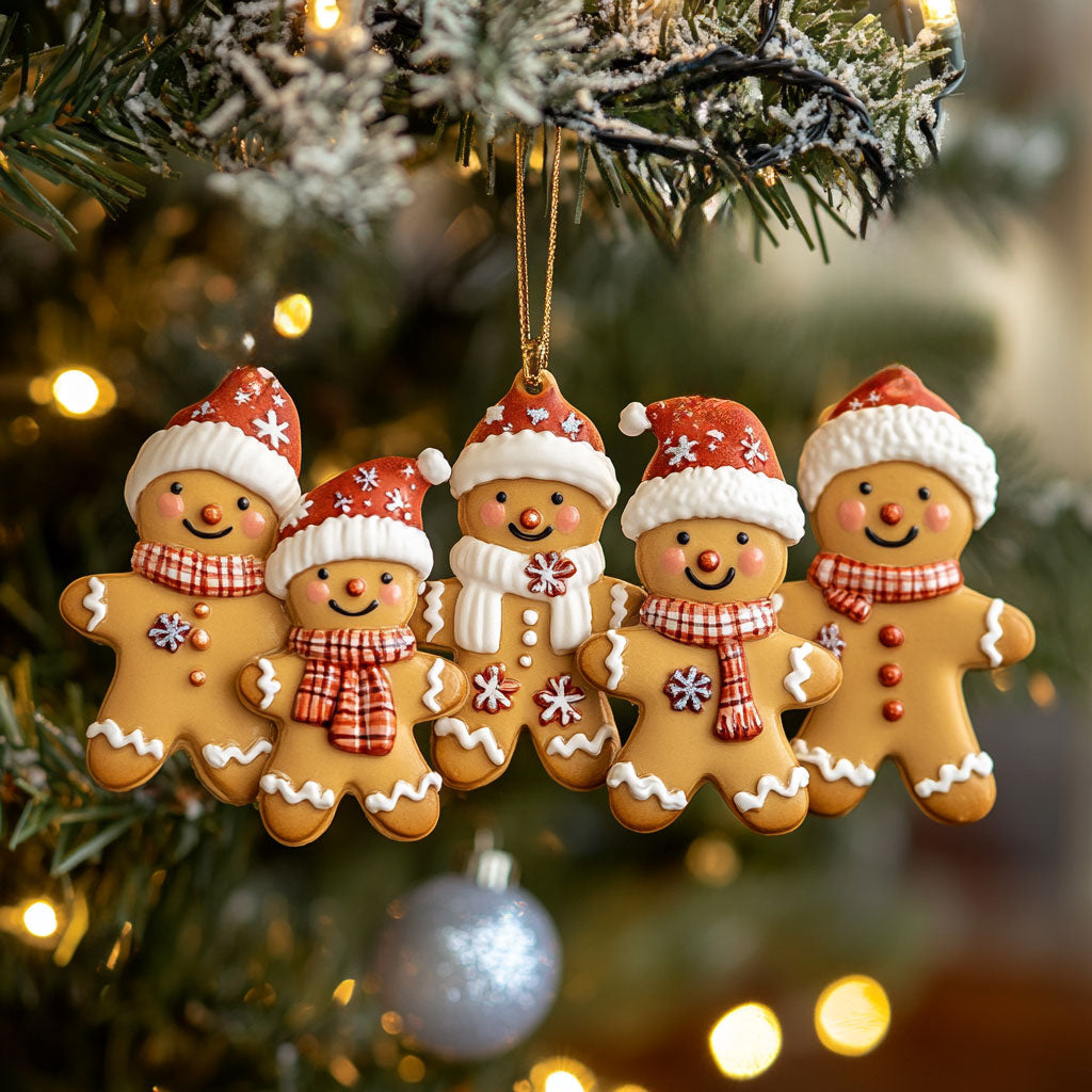Gingerbread Merry Gathering WN1811019CL Christmas Ornament