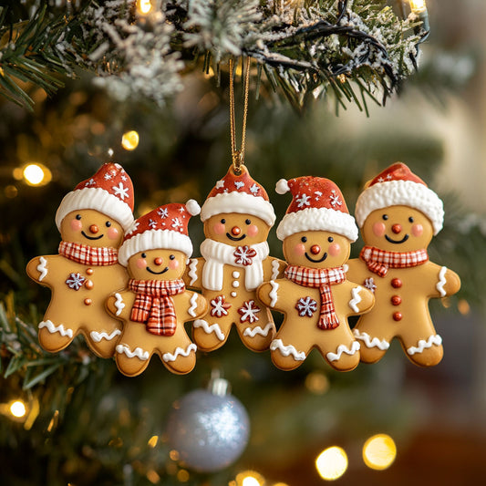 Gingerbread Merry Gathering WN1811019CL Christmas Ornament