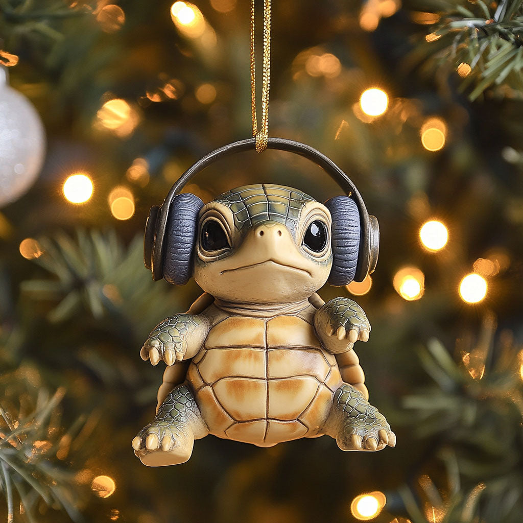 Groovy Turtle WN1512030CL Christmas Ornament