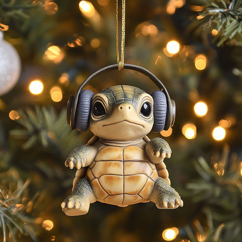 Groovy Turtle WN1512030CL Christmas Ornament