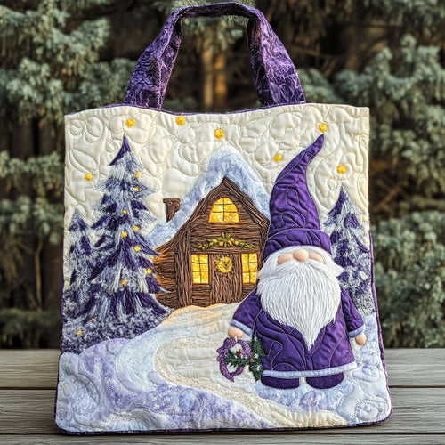 Winter Gnome Dream WN1710106CL Quilted Tote Bag