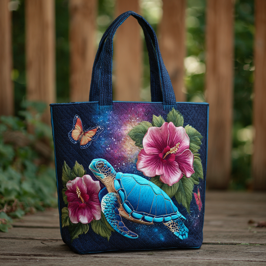 Sea Turtle Dream XR0212005CL Quilted Tote Bag