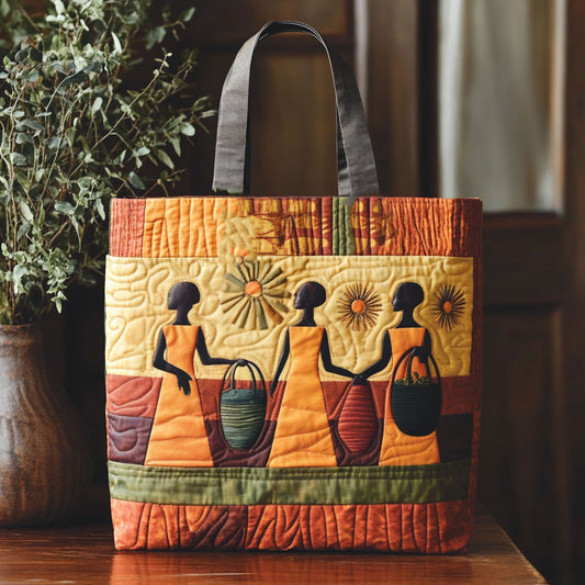 Majesty African Woman WN2111013CL Quilted Tote Bag