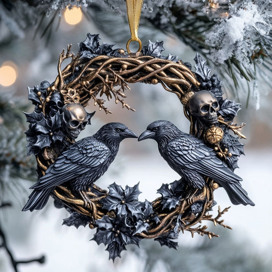 Raven Wreath CP0612099CL Christmas Ornament
