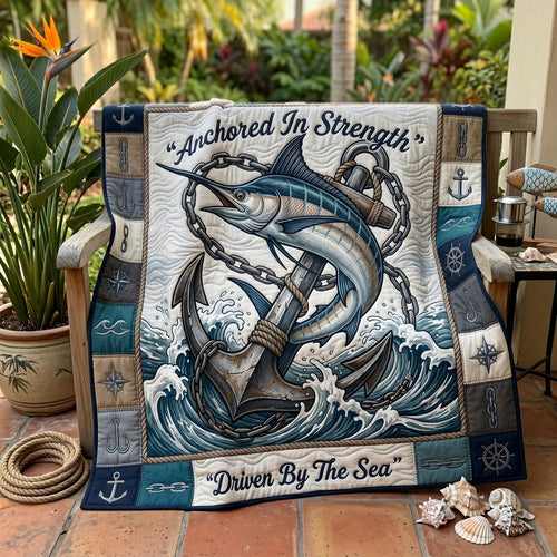 Driven By The Sea Marlin WN2105005CL Quilt