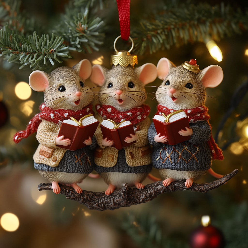 Candlelight Choir Mouse WN1311003CL Christmas Ornament