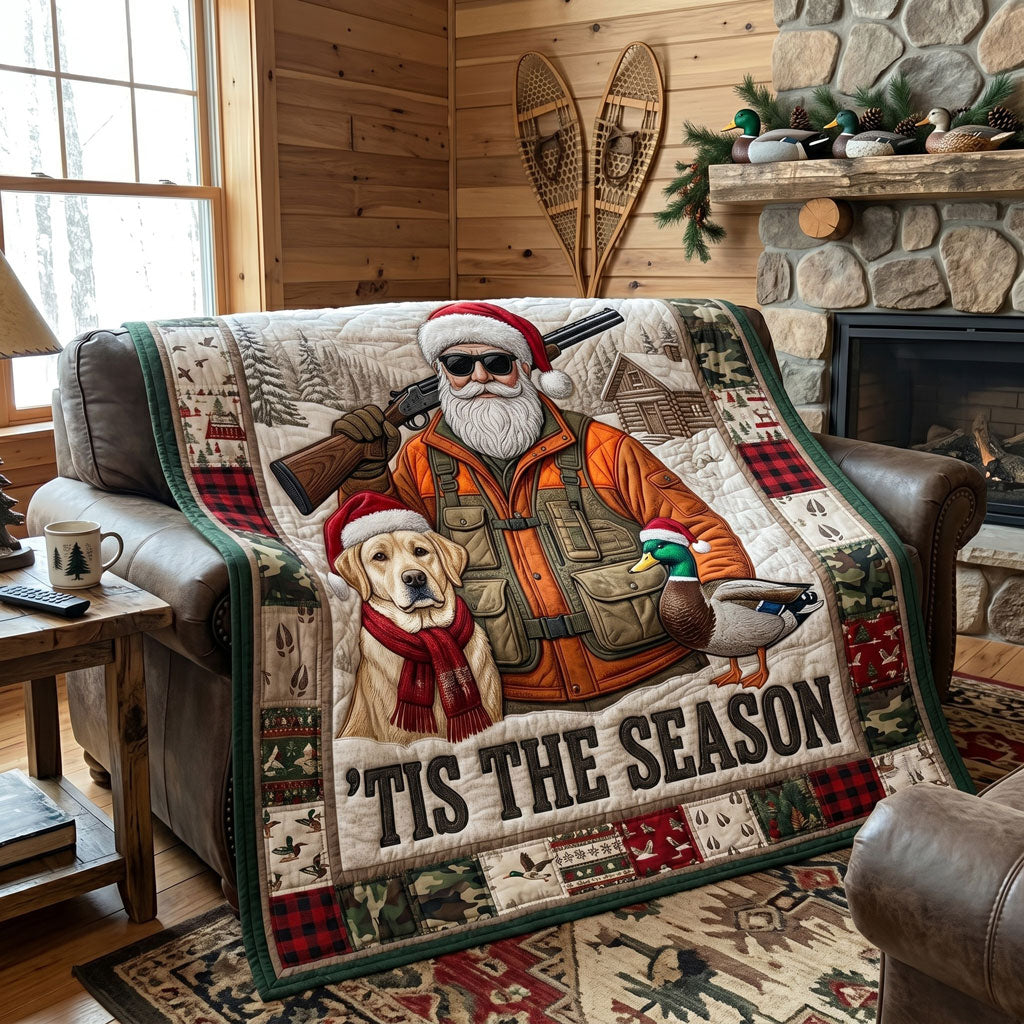 Santa’s Hunting Season WN1505015CL Quilt
