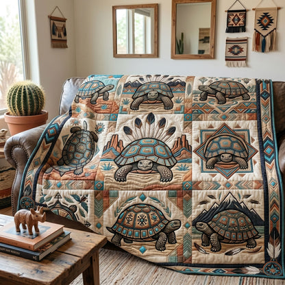 Sacred Tortoise Spirits WN0906010CL Quilt
