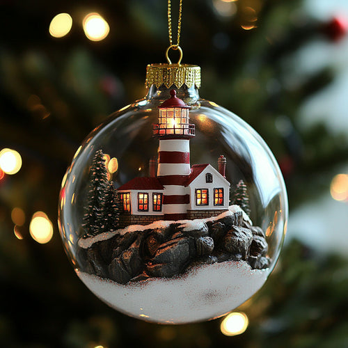 Lighthouse Holiday Shine WN2611061CL Christmas Ornament