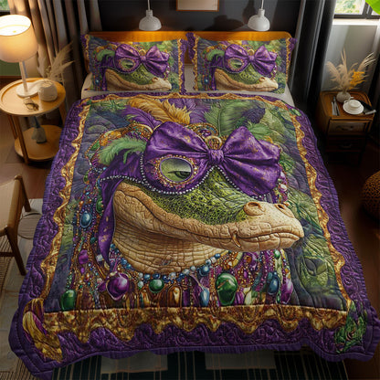 Bejeweled Crocodile WN1203086CL Duvet Cover Set