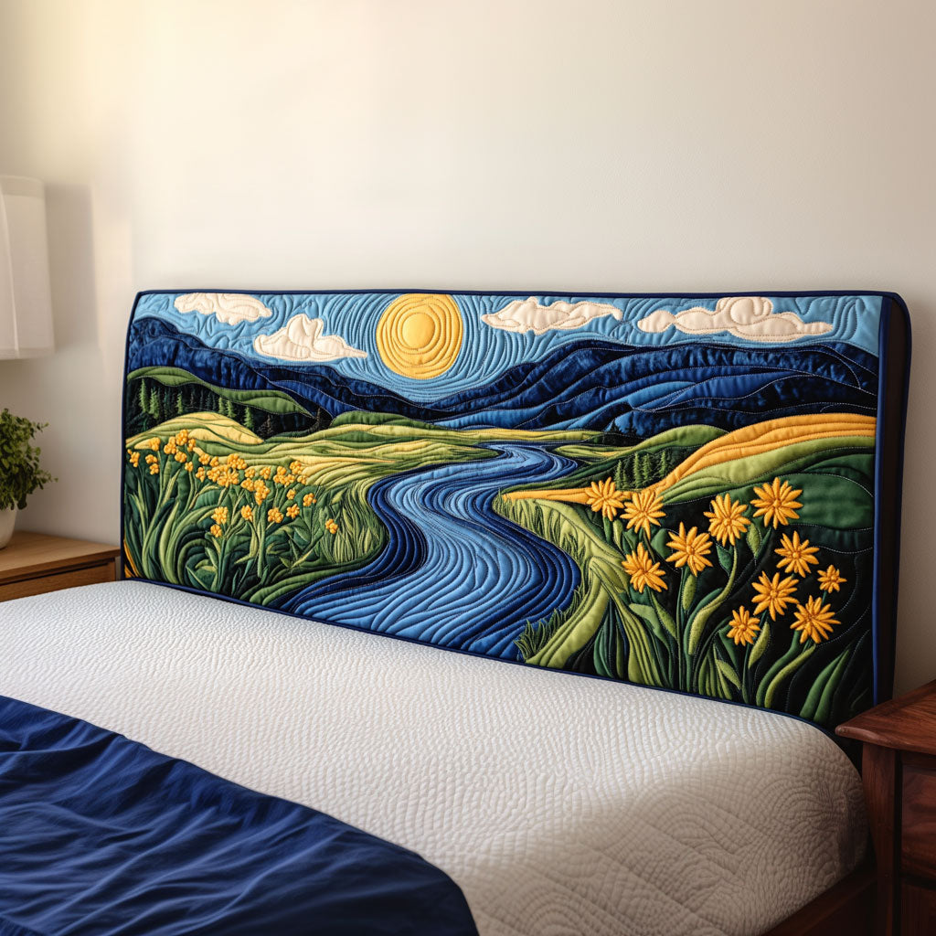Meadow River Serenity KL0601025CL Quilted Headboard Slipcover