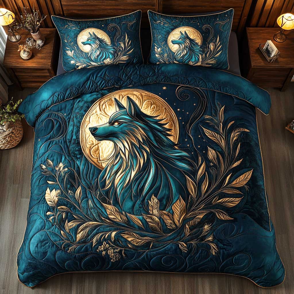 Majestic Moonlight Wolf WP2101044CL Duvet Cover Set