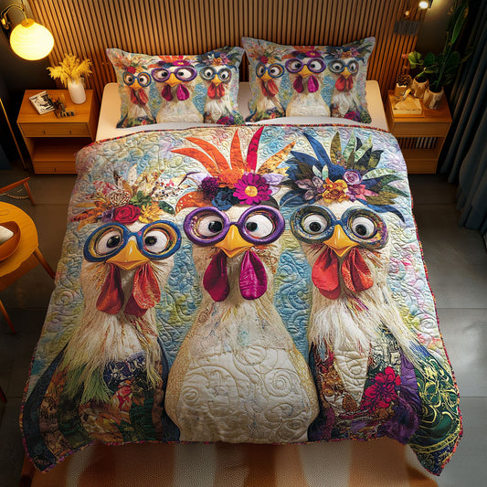 Rockstar Chicken WN1303189CL Duvet Cover Set