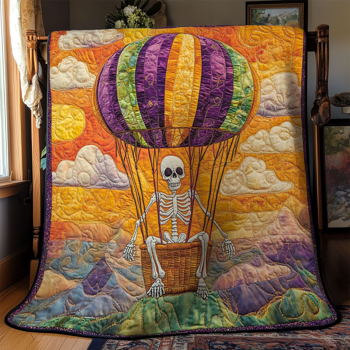 Hot Air Skeleton WN2201023CL Quilt