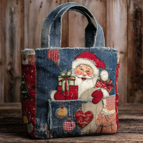 Jolly Santa WN0801048CL Quilted Tote Bag