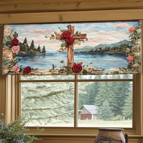 Faith In Bloom WJ0406029CL Quilted Valance